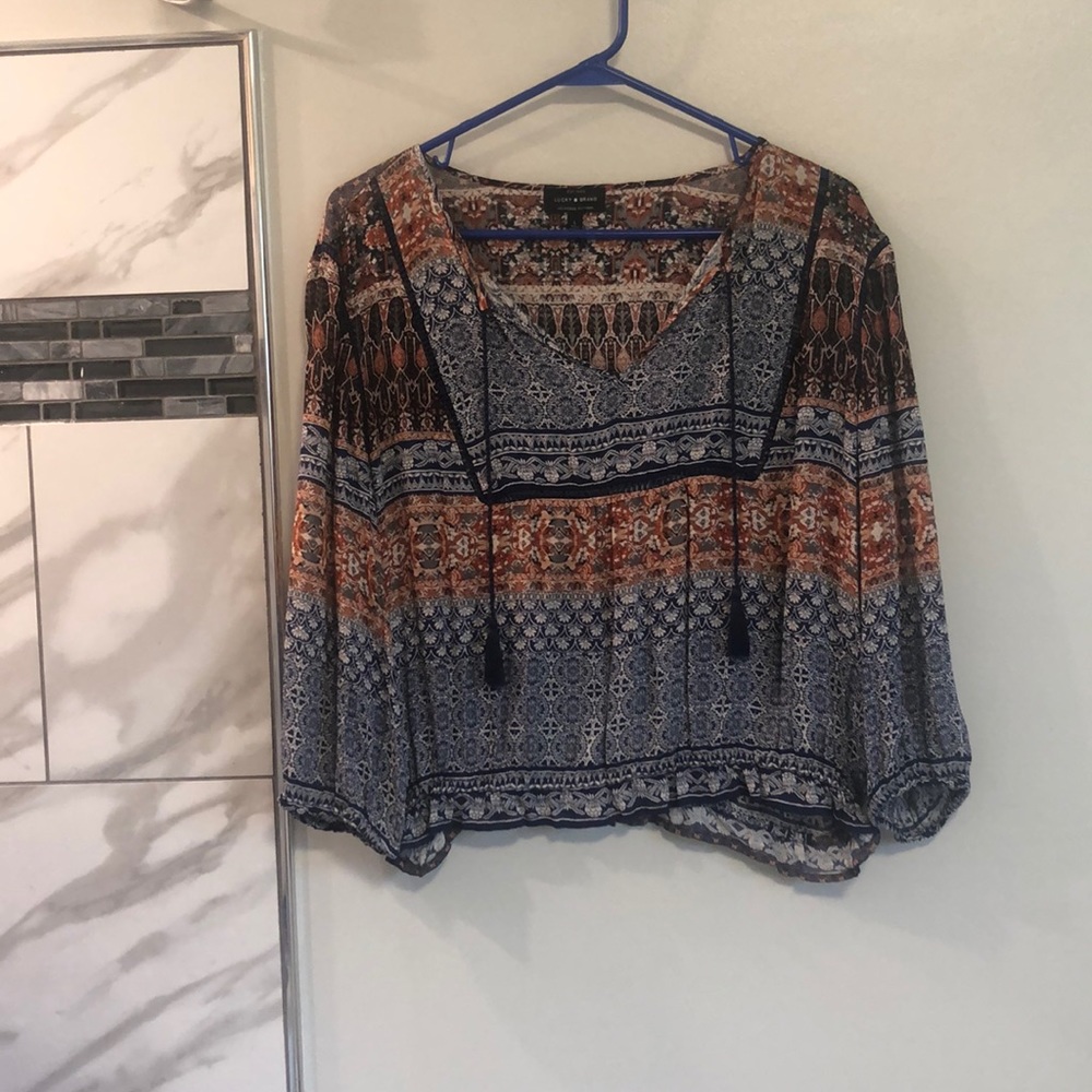 Lucky Brand Peasant Top